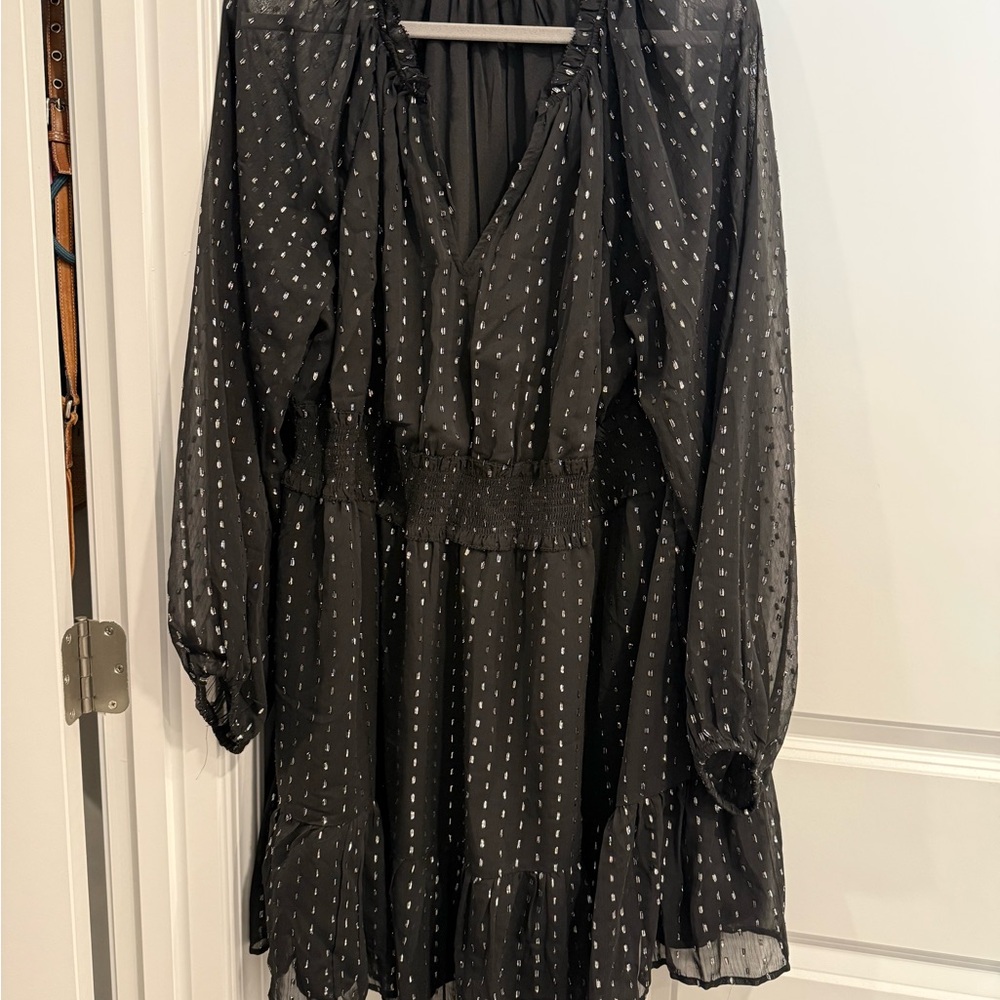 Old Navy Black Long Sleeve Dress
